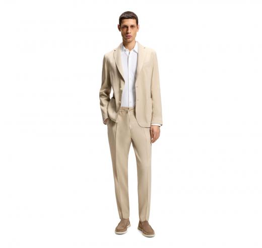 BOSS Mocassini Uomo In Pelle Scamosciata Sienne Loaf Sd N 50543083 Colore Beige