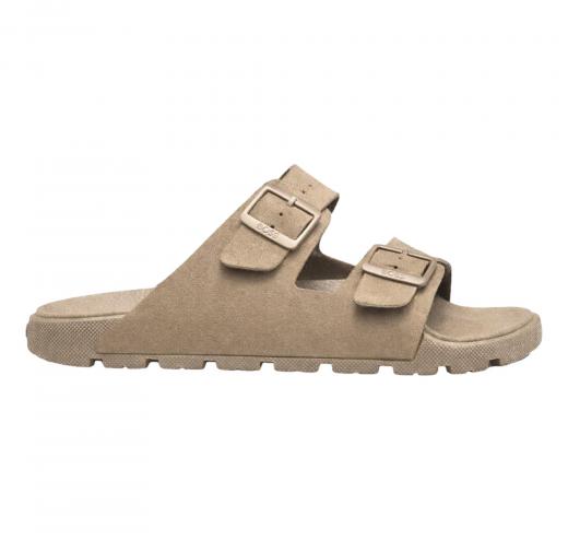 BOSS Sandali Uomo Slider Con Doppia Fascetta e Fibbie Con Logo Surfley Sand mf 50563157 Colore Beige