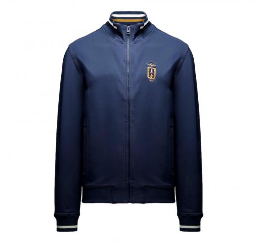 AERONAUTICA MILITARE Felpa Uomo In Cotone Frecce Tricolori 261FE2089UF00674 Colore Blu Navy