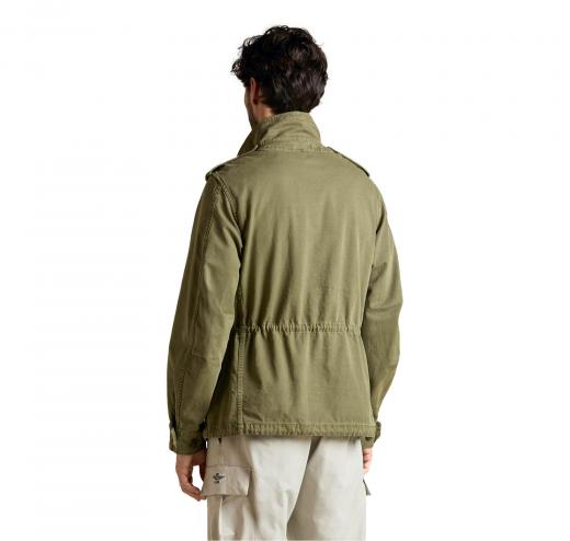 AERONAUTICA MILITARE Field Jacket Uomo In Cotone AB3044UCT04233 Colore Verde Militare