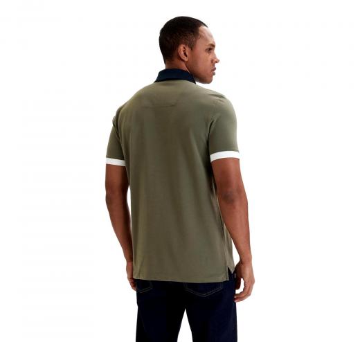 AERONAUTICA MILITARE Polo Uomo Con Ricami Frecce Tricolori PO1908UP00191 Colore Verde Militare