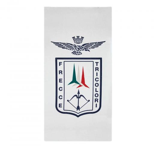 AERONAUTICA MILITARE Telo Mare Uomo Frecce Tricolori RO0008UF00684 Colore Bianco