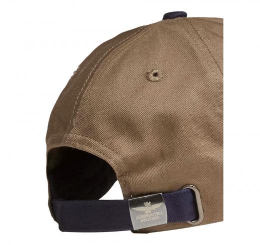 AERONAUTICA MILITARE Cappellino Uomo Color Block Con Ricami 261HA1248UCT03299 Colore Verde Scuro