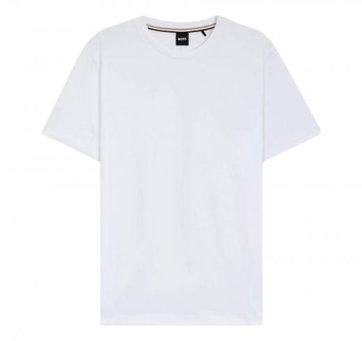 BOSS T Shirt Uomo In Jersey Di Cotone Con Logo Thompson 01 50468347 Colore Bianco