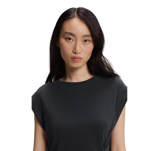 BOSS T Shirt Donna In Jersey Con Dettaglio Twist Laterale C Ebony 50553458 Colore Nero