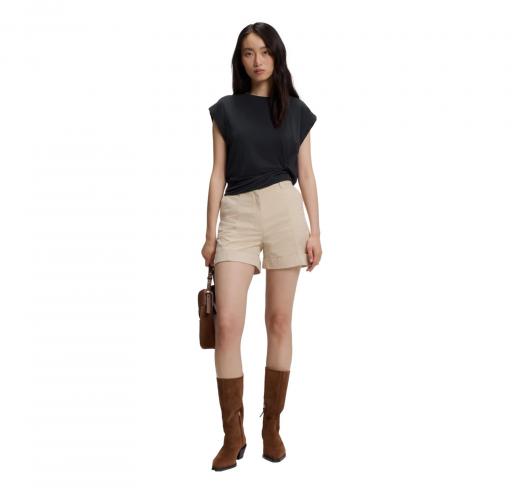 BOSS T Shirt Donna In Jersey Con Dettaglio Twist Laterale C Ebony 50553458 Colore Nero