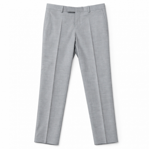 BOSS Abito Uomo Due Pezzi Slim Fit Misto Lana H-Huge 2Pcs Peak 50557273 Grigio Chiaro