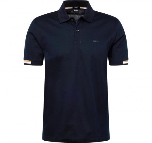 BOSS Polo Uomo In Cotone Pique Regular Fit Parlay 147 50467113 Colore Blu Scuro