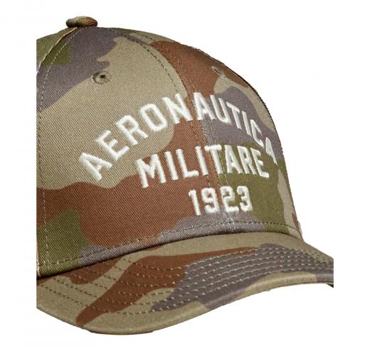 AERONAUTICA MILITARE Cappello Uomo Stampato Camouflage HA1241UCT04324 Colore Verde Camouflage