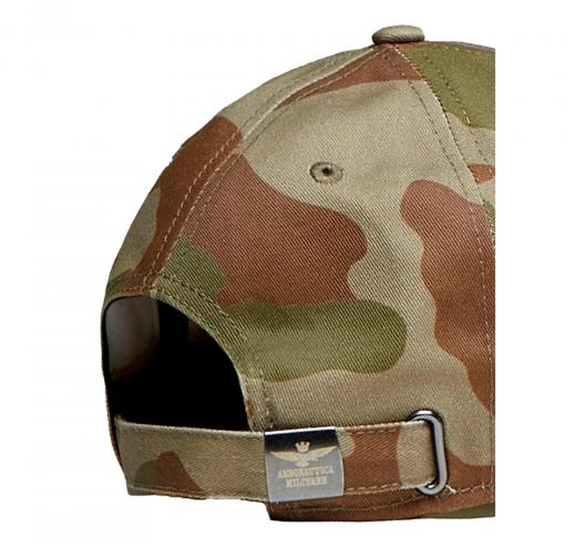 AERONAUTICA MILITARE Cappello Uomo Stampato Camouflage HA1241UCT04324 Colore Verde Camouflage