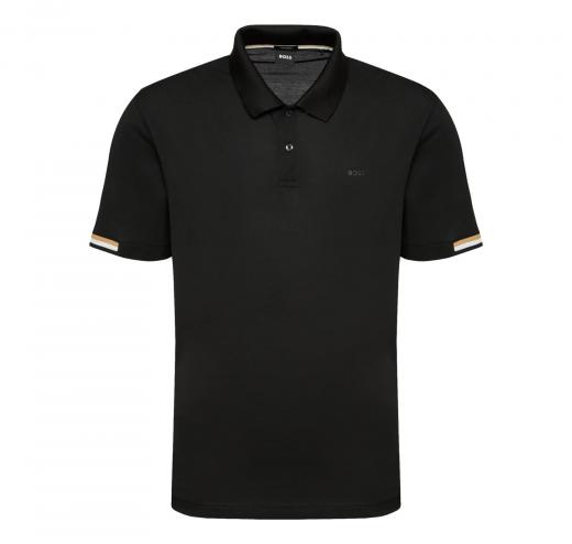 BOSS Polo Uomo In Cotone Pique Regular Fit Parlay 147 50467113 Colore Nero
