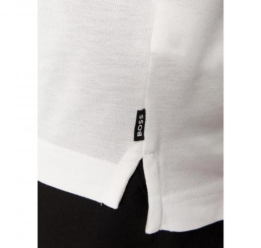 BOSS Polo Uomo In Cotone Pique Regular Fit Parlay 147 50467113 Colore Bianco
