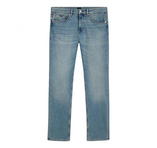 BOSS Jeans Uomo Delaware Slim Fit Blu Denim Stretch H-Delaware 50524017