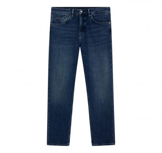 BOSS Jeans Uomo Maine Regular Fit Blu Denim Stretch H-Re.Maine 50524015