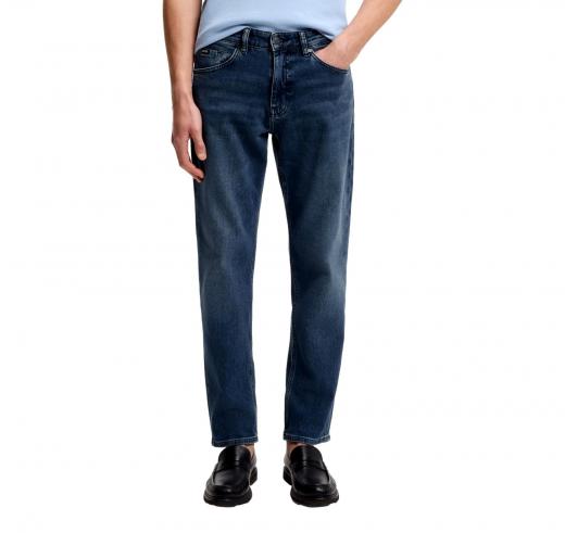 BOSS Jeans Uomo Maine Regular Fit Blu Denim Stretch H-Re.Maine 50524015