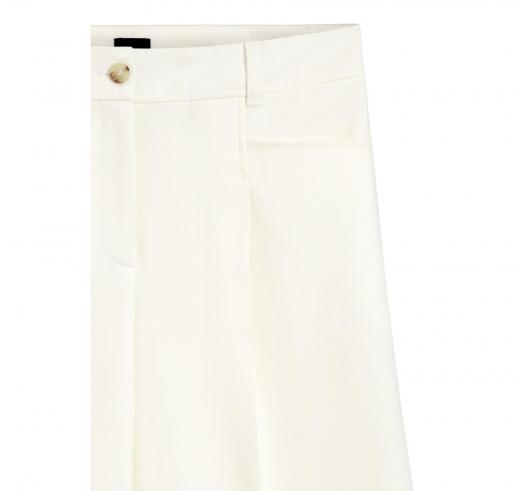 BOSS Bermuda Donna In Cotone E Lino Elegante C Talarina1 50559835 Colore Bianco