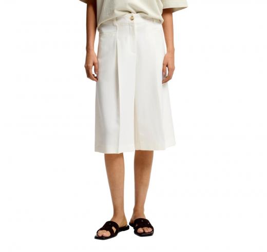 BOSS Bermuda Donna In Cotone E Lino Elegante C Talarina1 50559835 Colore Bianco