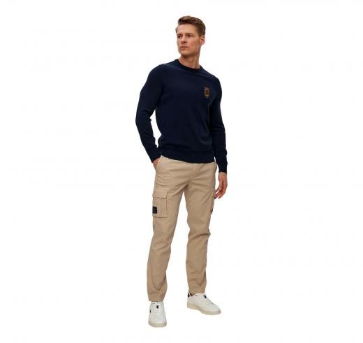 AERONAUTICA MILITARE Pantaloni Uomo Cargo Slim Fit 261PA1329UCT02443 Colore Beige