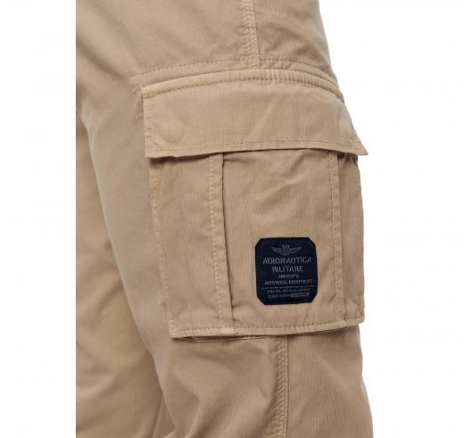 AERONAUTICA MILITARE Pantaloni Uomo Cargo Slim Fit 261PA1329UCT02443 Colore Beige