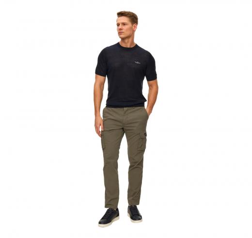 AERONAUTICA MILITARE Pantaloni Uomo Cargo Slim Fit 261PA1329UCT02443 Colore Verde