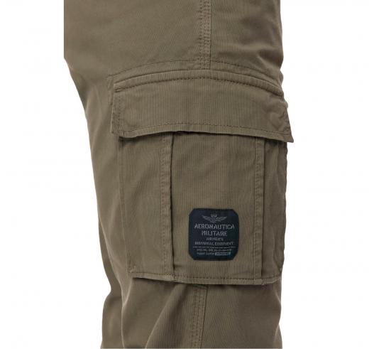 AERONAUTICA MILITARE Pantaloni Uomo Cargo Slim Fit 261PA1329UCT02443 Colore Verde