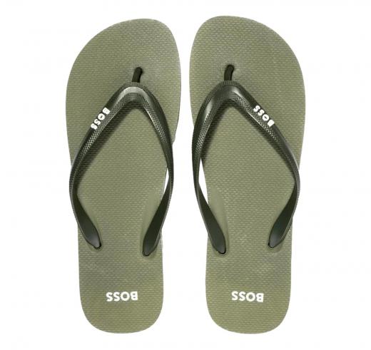 BOSS Infradito Uomo Con Dettaglio Logo In Contrasto Tracy Thng rblg N 50498208 Colore Verde