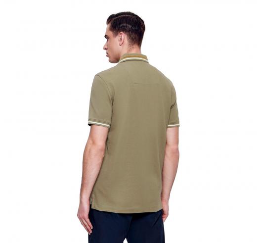 AERONAUTICA MILITARE Polo Uomo Frecce Tricolori 261PO1914UP00403 Colore Verde Oliva