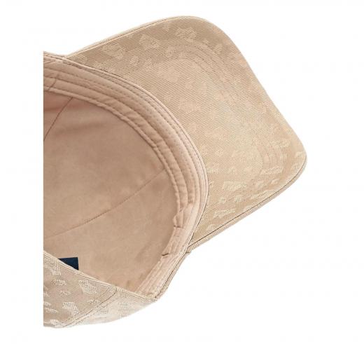 BOSS Cappellino Uomo In Tessuto Lavorato Con Monogrammi Zed M 50560339 Colore Beige