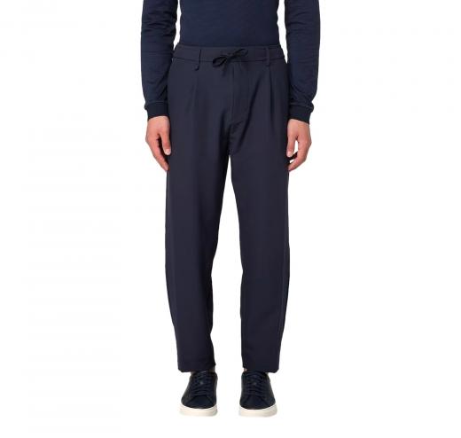 BOSS Pantalone Uomo Con Fit Affusolato In Tessuto Elasticizzato Idrorepellente T Convert Pleat 50539085 Colore Blu