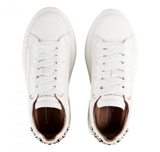ALEXANDER SMITH Sneakers Donna In Pelle Soho SOW3573TWT Colore Bianco