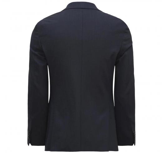 BOSS Abito Uomo Slim Fit Blu Navy P-HUGE 50561863 Tessuto Stretch