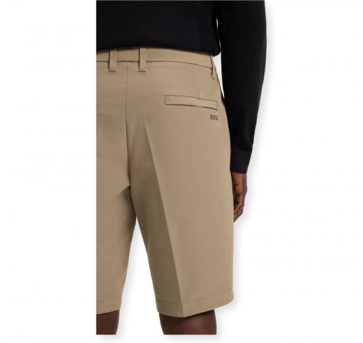BOSS Bermuda Uomo Slim Fit In Tessuto Elasticizzato Idrorepellente S Commuter 50540337 Colore Beige