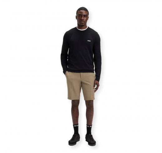 BOSS Bermuda Uomo Slim Fit In Tessuto Elasticizzato Idrorepellente S Commuter 50540337 Colore Beige
