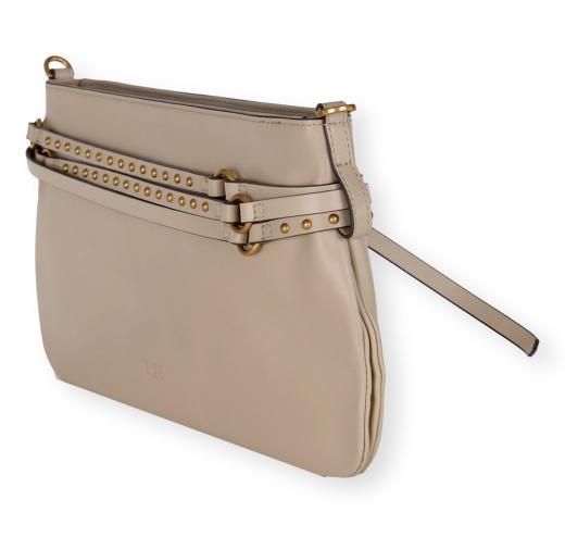 PINKO Borsa Donna Belt Bag Classic Vitello Morbido 106176 Colore Beige C50Q