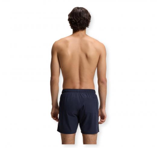 BOSS Boxer Da Mare Uomo Con Logo e Righe Iconic 50491594 Colore Blu Scuro