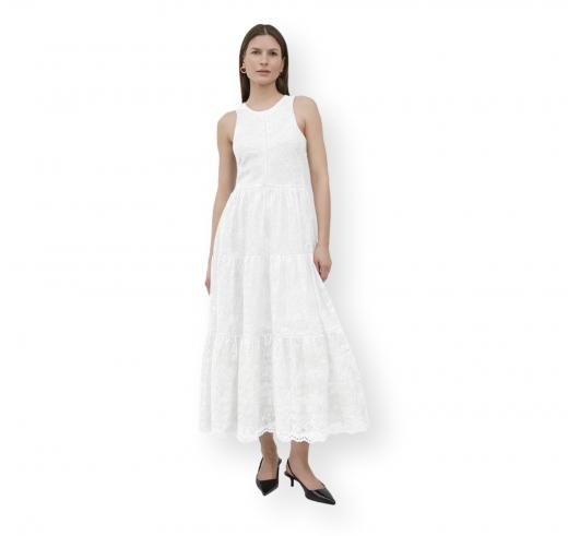 BOSS Abito Donna In Pizzo C Denvia 50559080 Colore Bianco