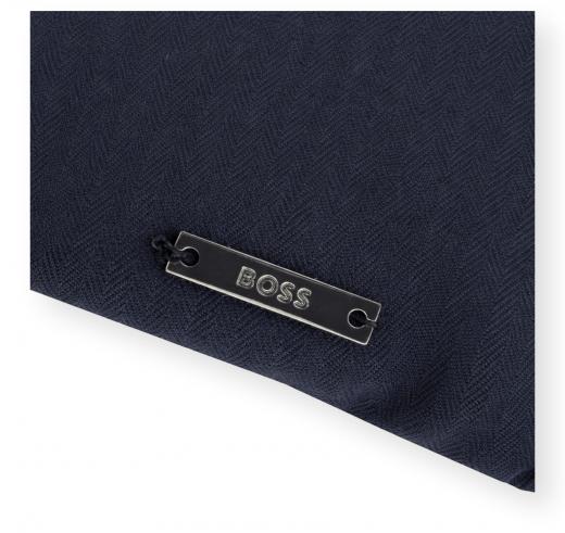 BOSS Coppola Uomo Con Logo In Metallo Trystan LN 50560351 Colore Blu Scuro