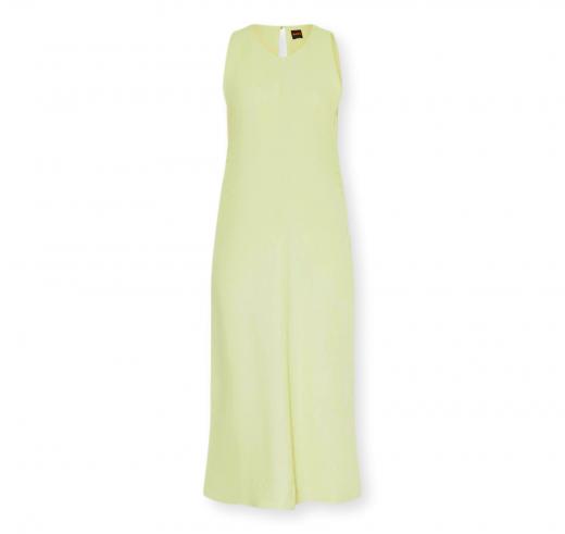 BOSS Abito Donna Svasato In Lino C Delinna 50559243 Colore Verde Chiaro