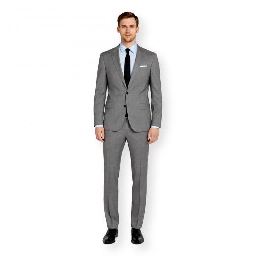 HUGO Abito Uomo Slim Fit C-HUTSON1 C-GANDER 50311094 Grigio Chiaro