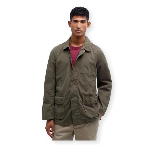 BARBOUR Giacca Uomo Ashby In Cotone MCA0792OL51 Colore Verde Oliva