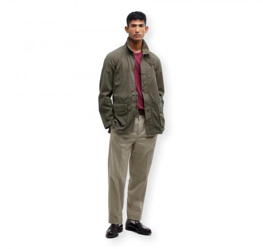 BARBOUR Giacca Uomo Ashby In Cotone MCA0792OL51 Colore Verde Oliva