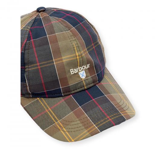 BARBOUR Cappello Uomo Baseball Tartan Sports MHA0617TN111 Colore Classic Tartan