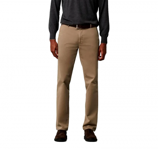 MEYER Pantalone Uomo Regular Chino Modello Roma Regular Fit 9-316/33 Beige