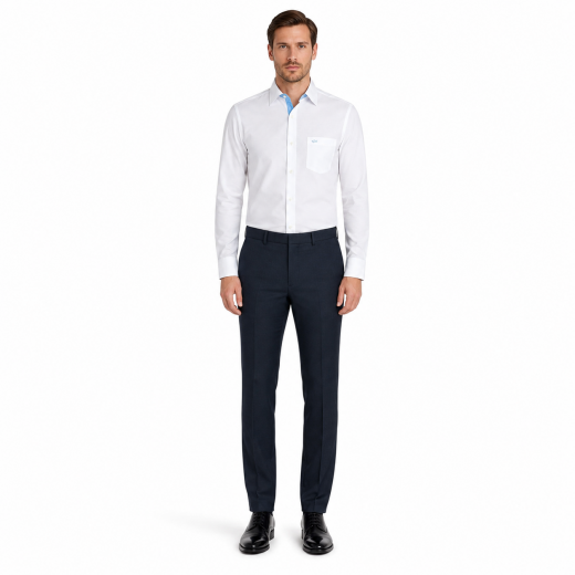 Paul Shark Yachting Polo camicia p17p1834sf col. 010 Bianco SLIM FIT