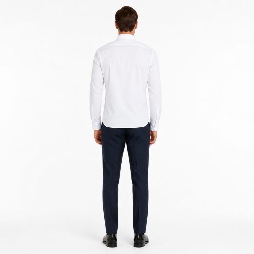 Paul Shark Yachting Polo camicia p17p1834sf col. 010 Bianco SLIM FIT