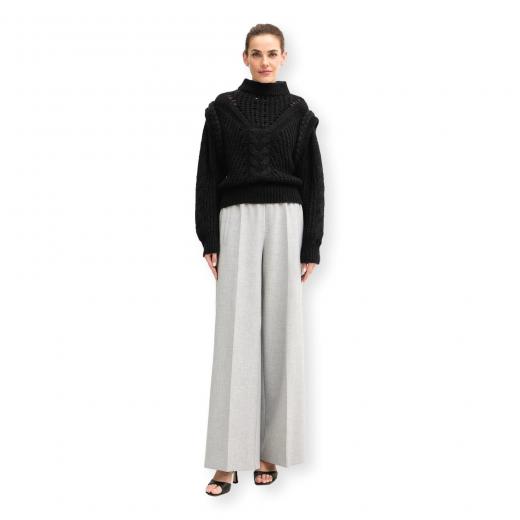 BOSS Maglione Donna Lavorato Con Alpaca e Lana Vergine C Fasta 50548951 Colore Nero