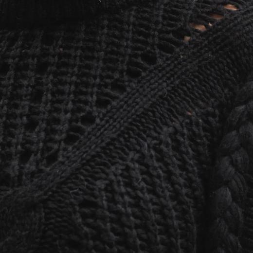 BOSS Maglione Donna Lavorato Con Alpaca e Lana Vergine C Fasta 50548951 Colore Nero