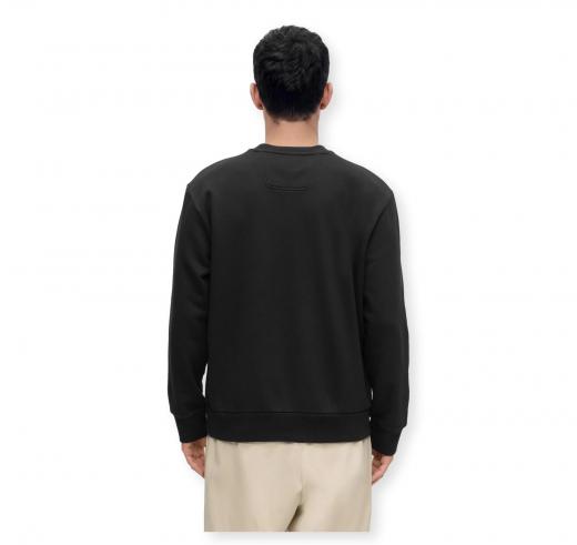 BOSS Felpa Uomo Girocollo In Cotone SW Crewneck 50564103 Colore Nero