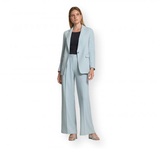 BOSS Blazer Donna Regular Fit in Crepe Elasticizzato C Jabla3 50549396 Colore Celeste