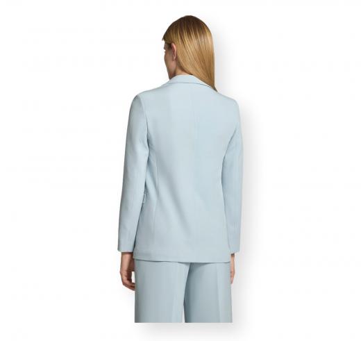 BOSS Blazer Donna Regular Fit in Crepe Elasticizzato C Jabla3 50549396 Colore Celeste